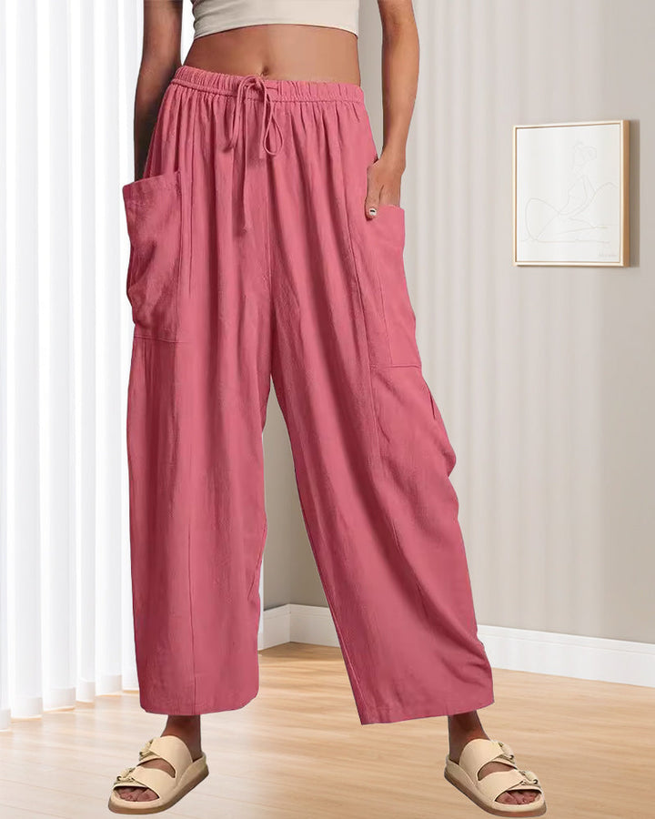 Casual Losse Rechte Pijpen Broek