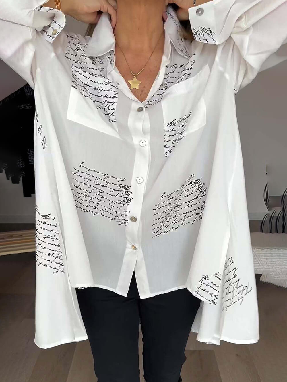 Lyana™ - Stijlvol Overhemd voor een Casual en Trendy Look