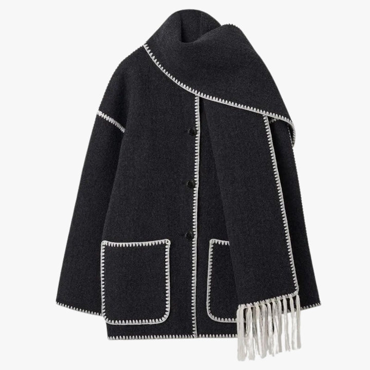 Leonie - Elegantly Cozy Scarf Coat