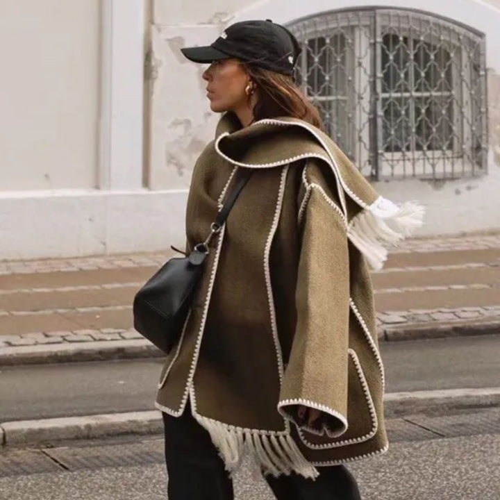 Leonie - Elegantly Cozy Scarf Coat