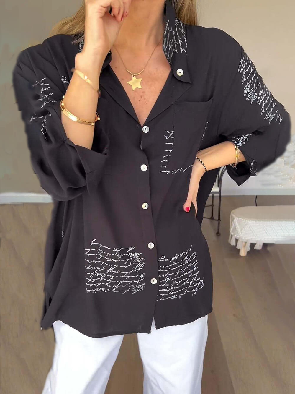 Lyana™ - Stijlvol Overhemd voor een Casual en Trendy Look