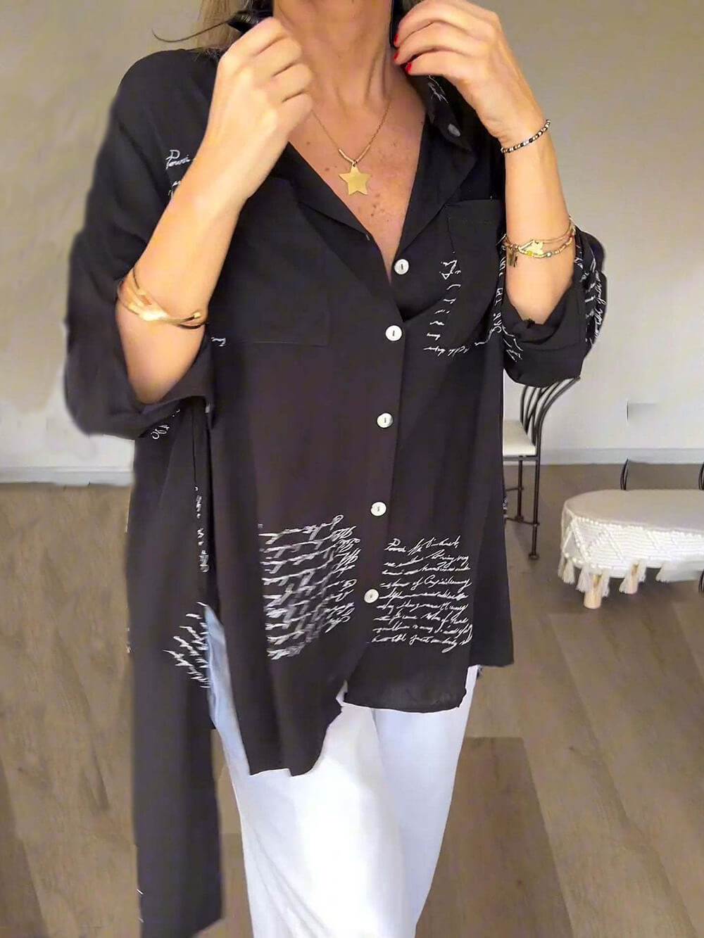 Lyana™ - Stijlvol Overhemd voor een Casual en Trendy Look