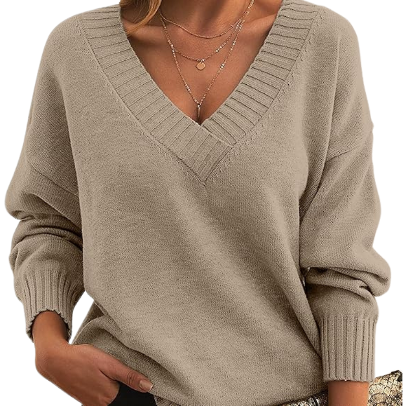 Elegante kasjmier trui met V-hals - Perfect voor dagelijks gebruik