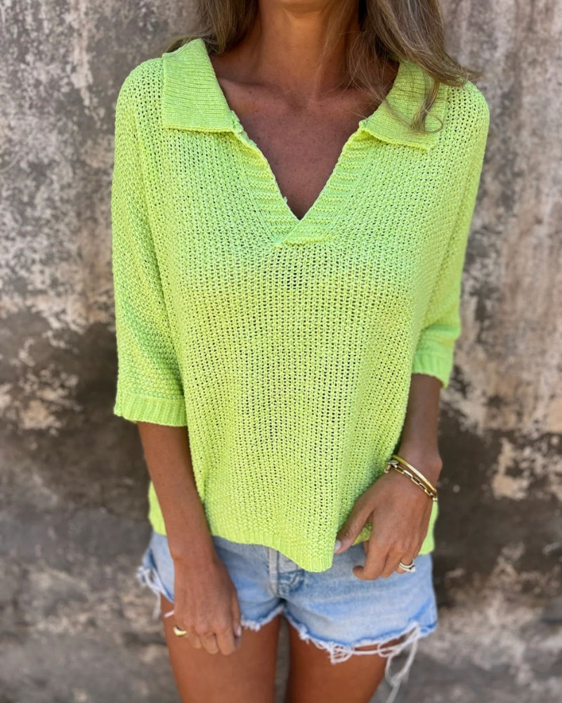 Chic GARIELE - Bohemian Knitted Top