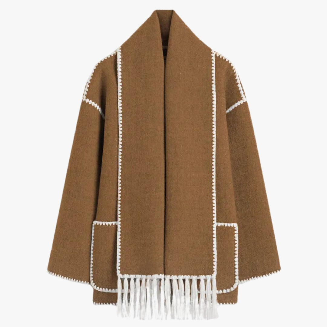 Leonie - Elegantly Cozy Scarf Coat
