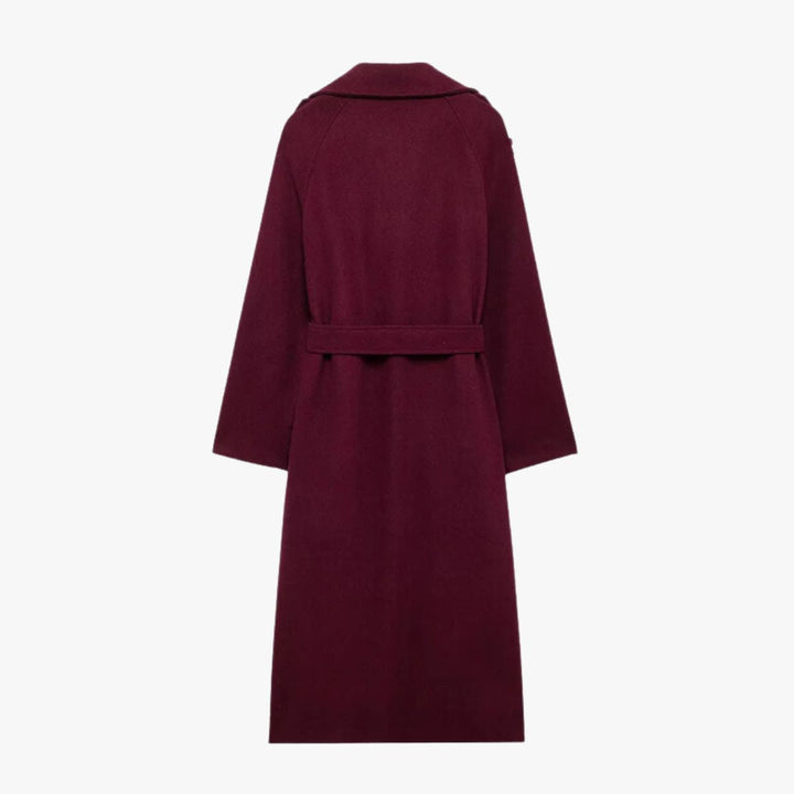 Chic Burgundy Autumn Jacket