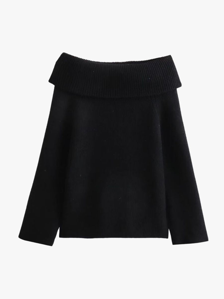 Soof - Cozy Off-Shoulder Sweater