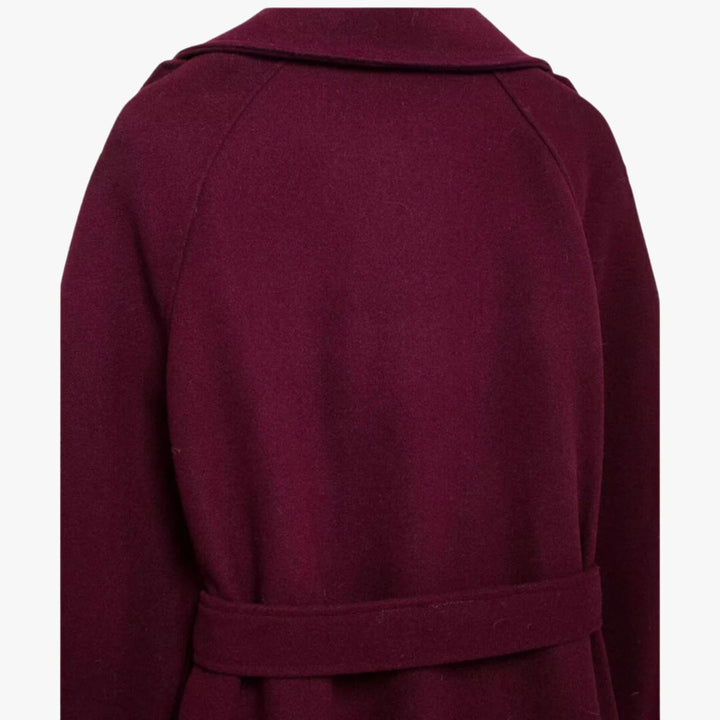 Chic Burgundy Autumn Jacket