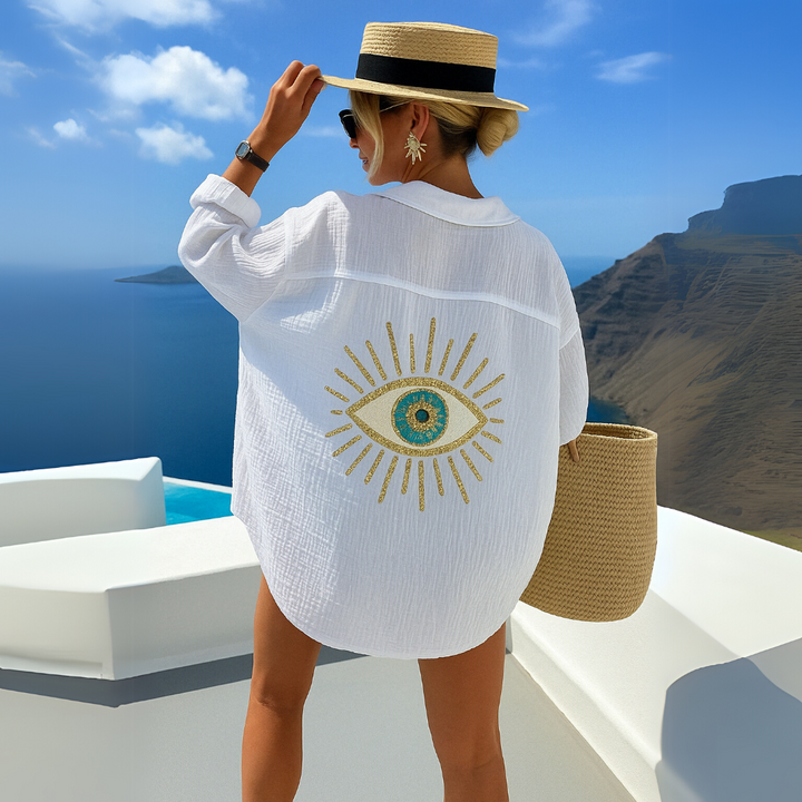 MIRAVO | Betoverende Ibiza casual blouse met boho-charme