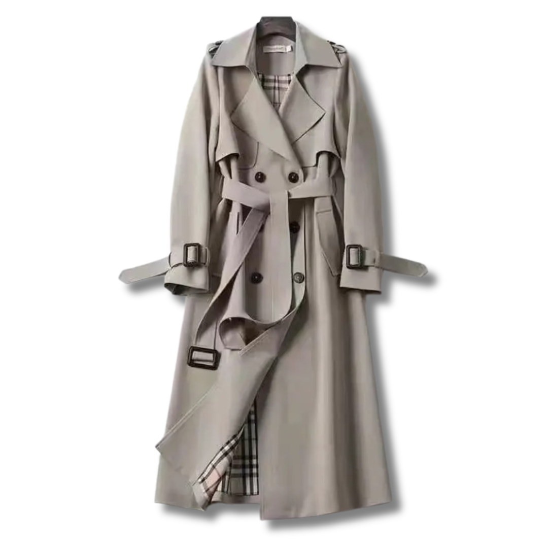 Emilia™ Chic Elegance Trench Coat