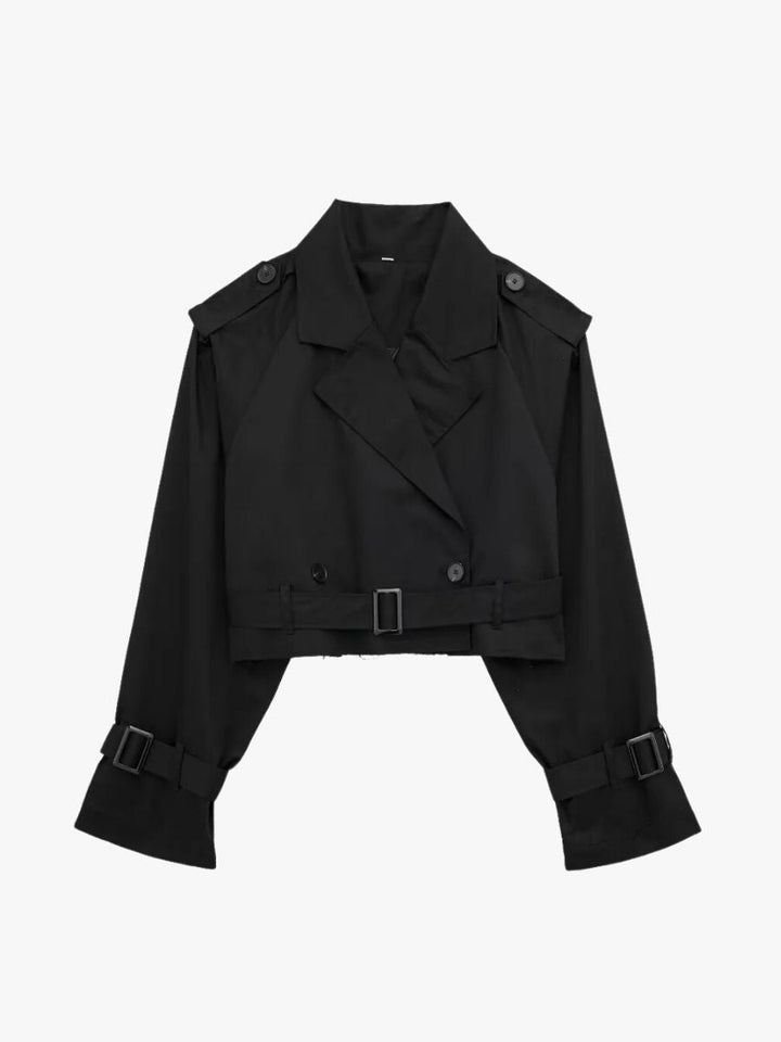 Bella - Chic Cropped Trenchcoat
