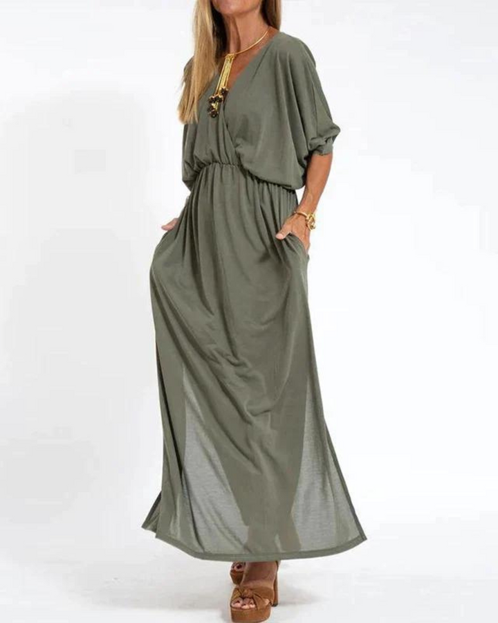 LANI - Elegant Vintage Maxi Dress