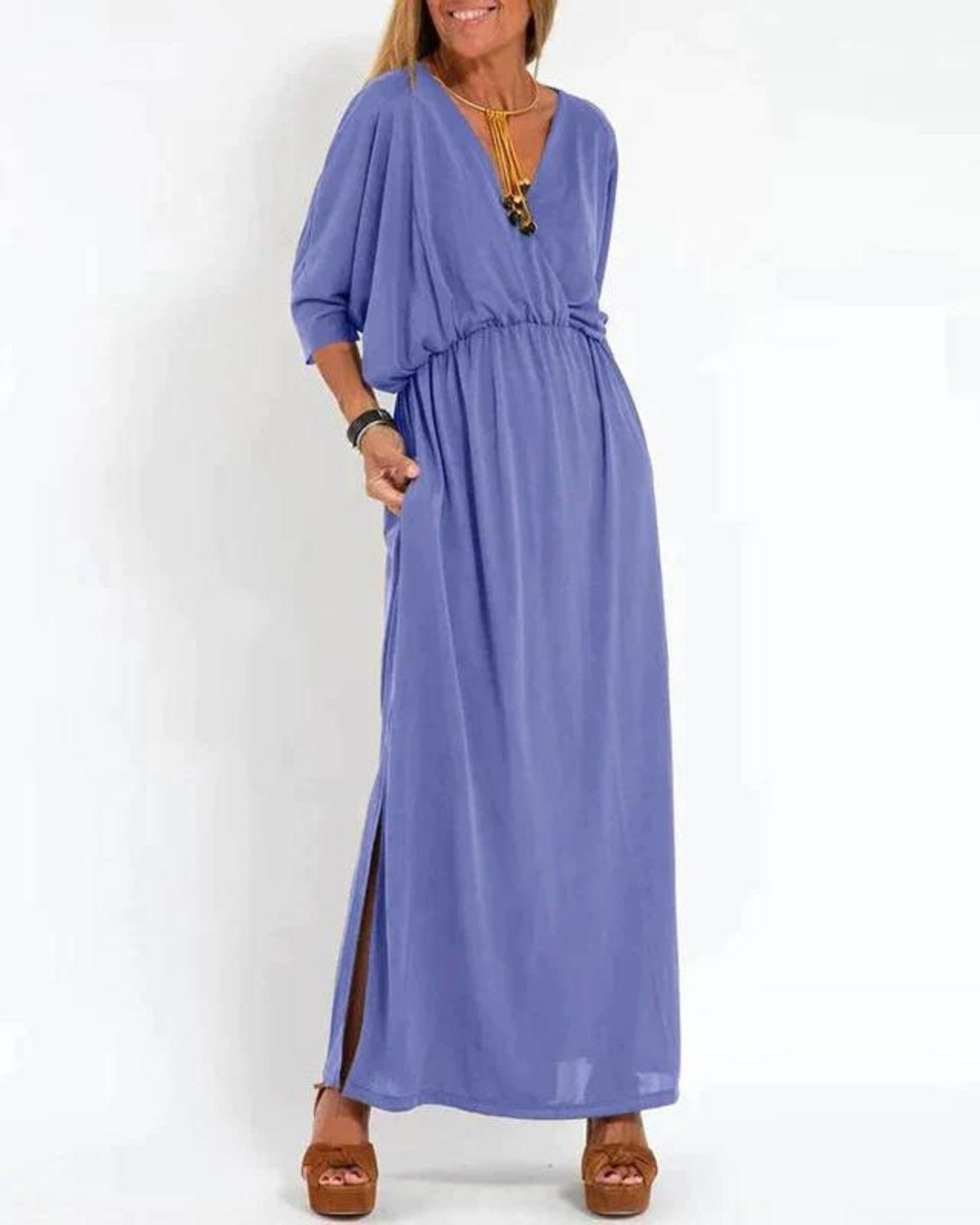 LANI - Elegant Vintage Maxi Dress