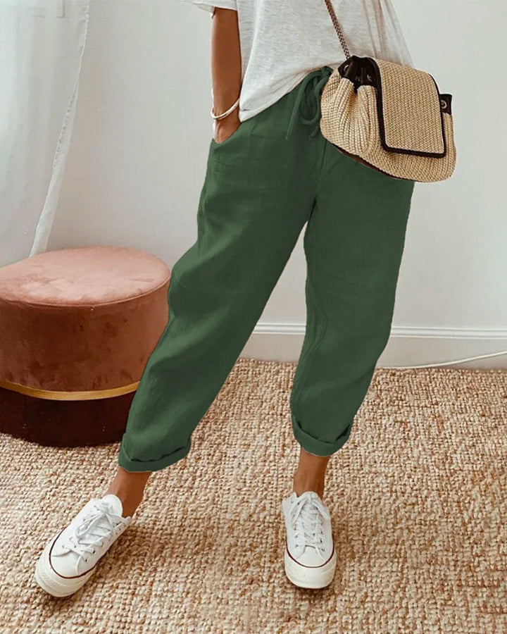 Uni Katoenen Broek van 100%