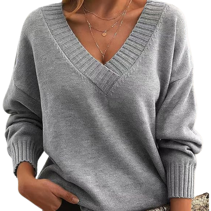 Elegante kasjmier trui met V-hals - Perfect voor dagelijks gebruik