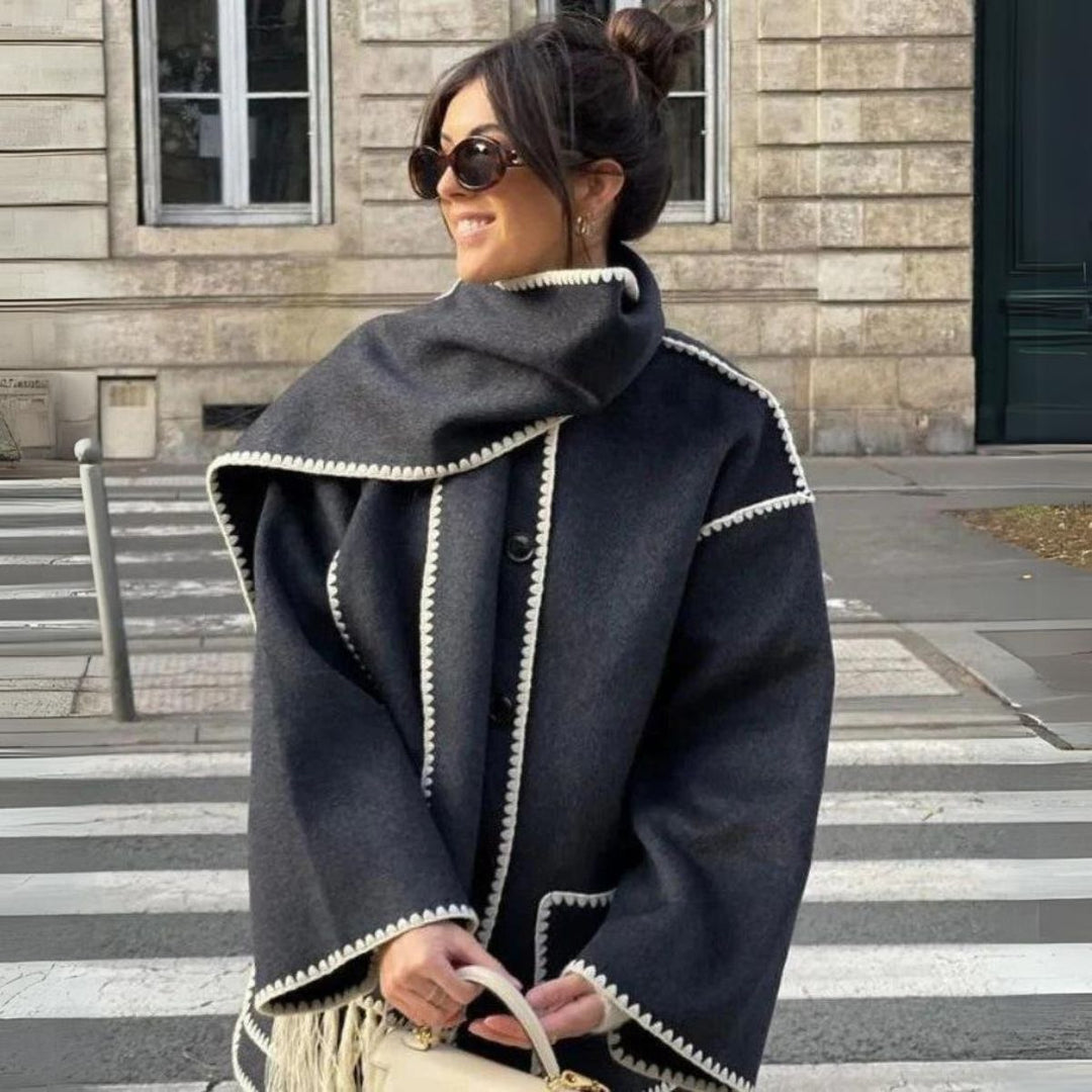 Leonie - Elegantly Cozy Scarf Coat