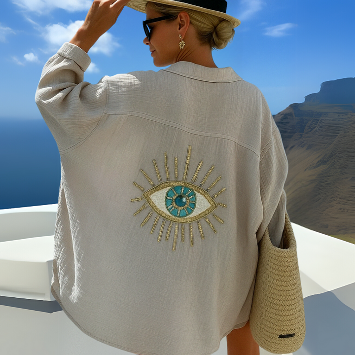 MIRAVO | Betoverende Ibiza casual blouse met boho-charme