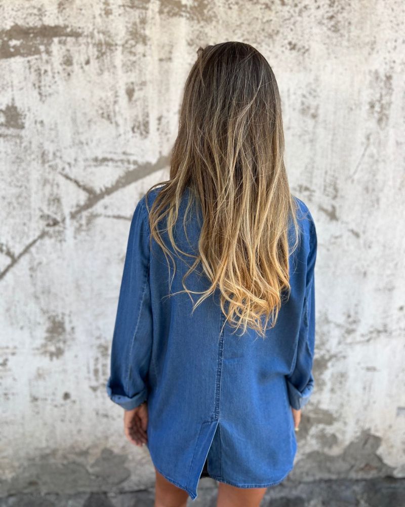 Chic MIREIA - Effortless Denim Blazer