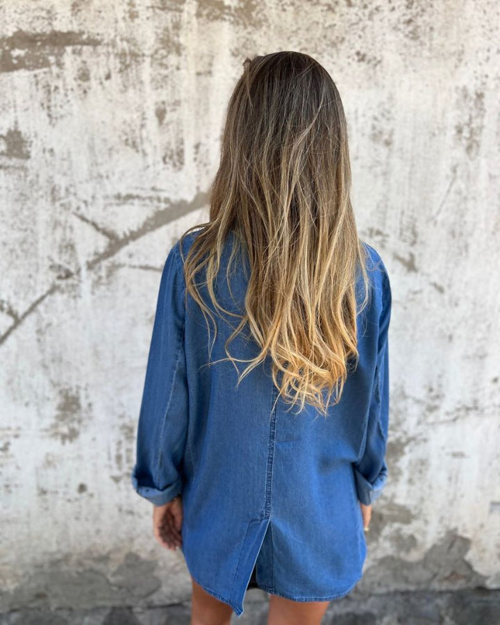Chic MIREIA - Effortless Denim Blazer