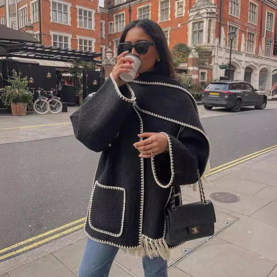 Leonie - Elegantly Cozy Scarf Coat