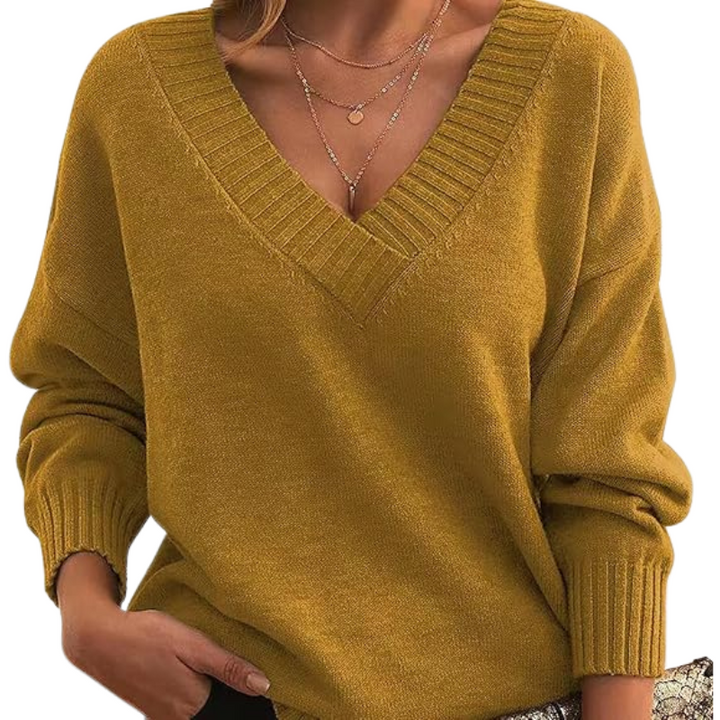 Elegante kasjmier trui met V-hals - Perfect voor dagelijks gebruik