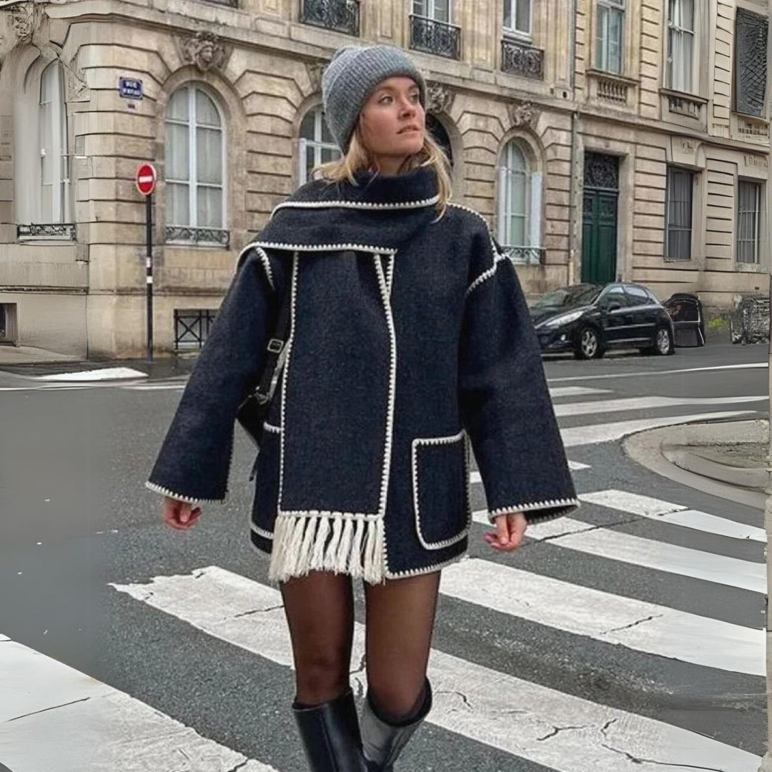 Leonie - Elegantly Cozy Scarf Coat