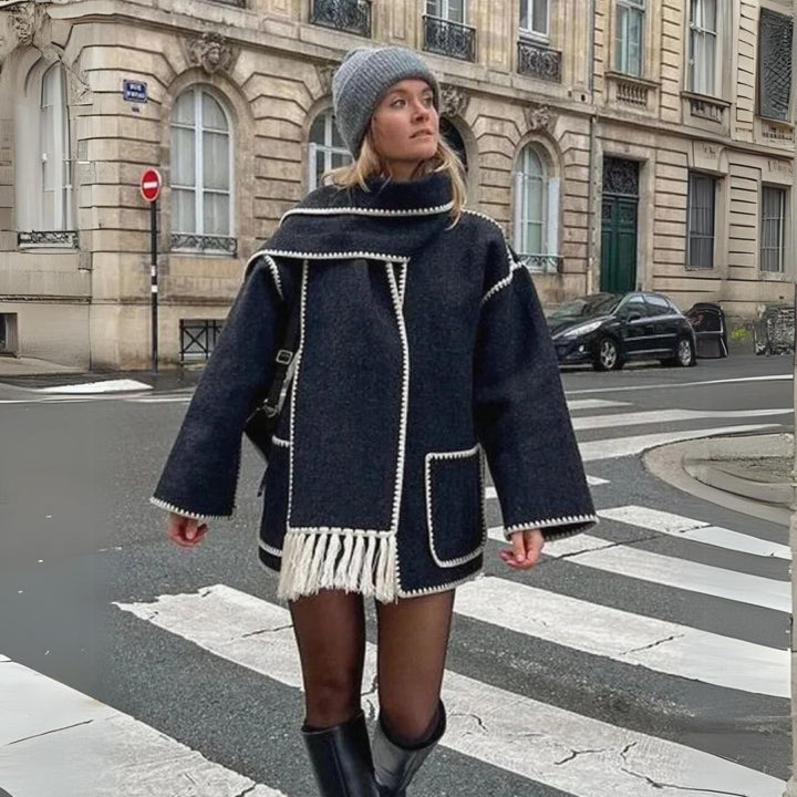 Leonie - Elegantly Cozy Scarf Coat