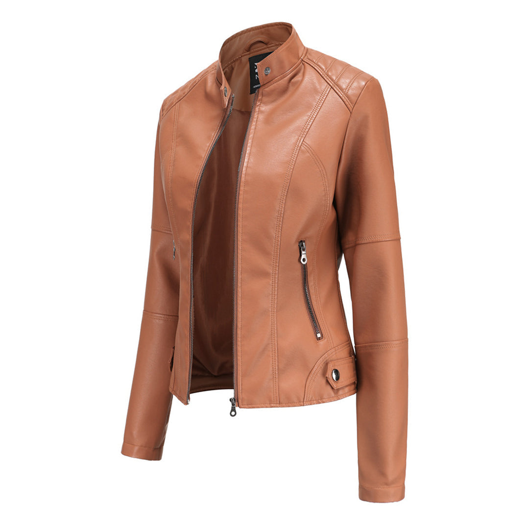 Milena™ - Luxe Elegante Leren Jas