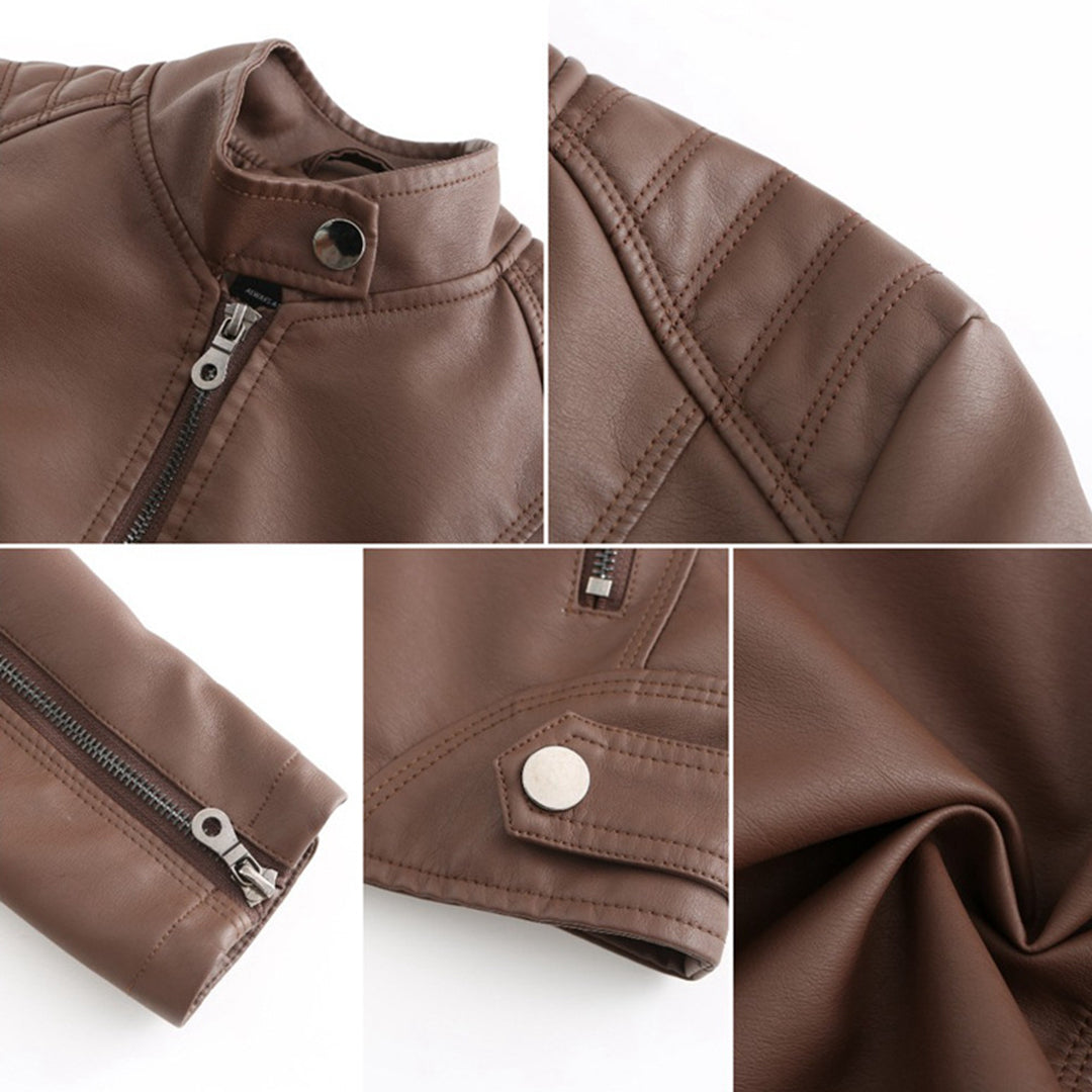 Milena™ - Luxe Elegante Leren Jas