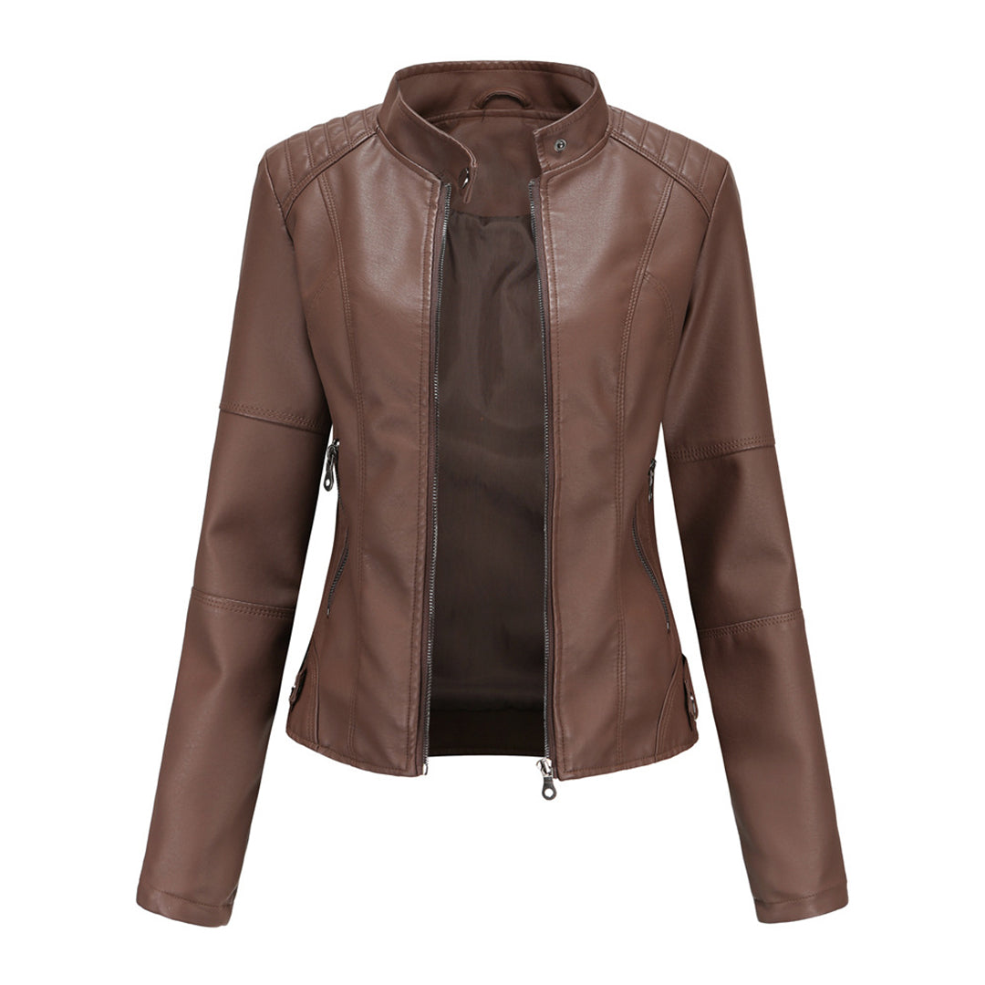 Milena™ - Luxe Elegante Leren Jas
