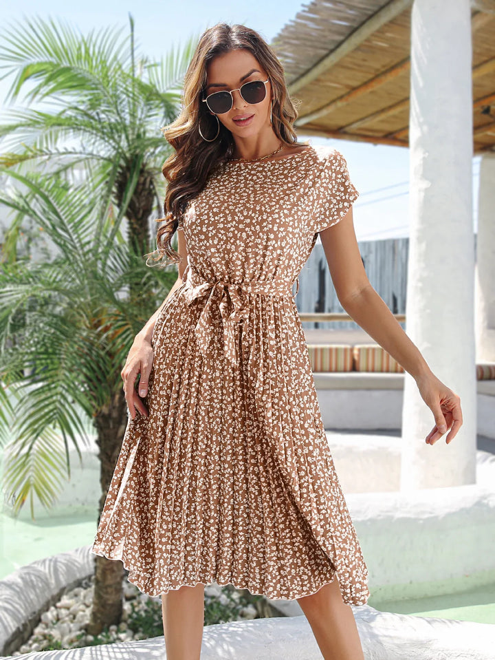 Elina™ - Betoverende Elegante Bloemenjurk