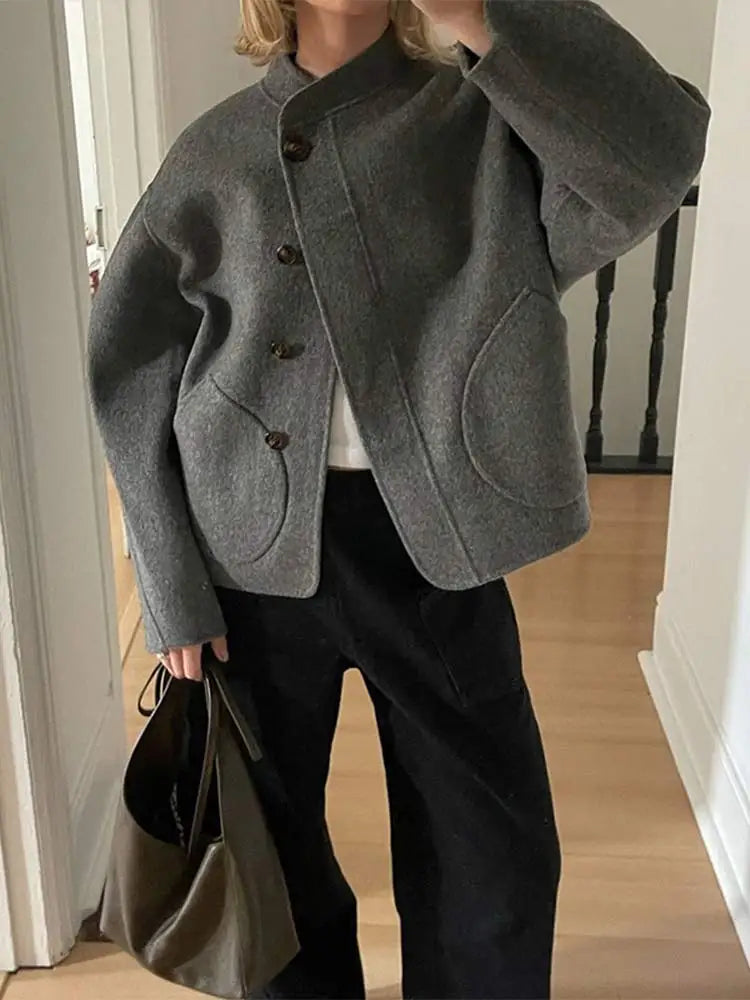 Mandy - Cozy Wollen Jas