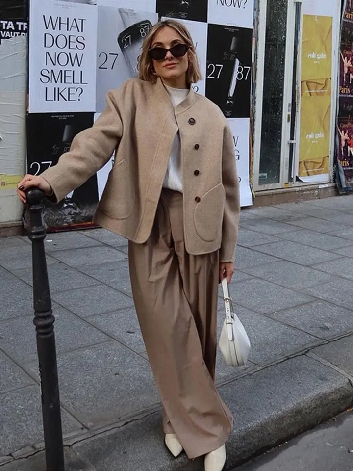 Mandy - Cozy Wollen Jas