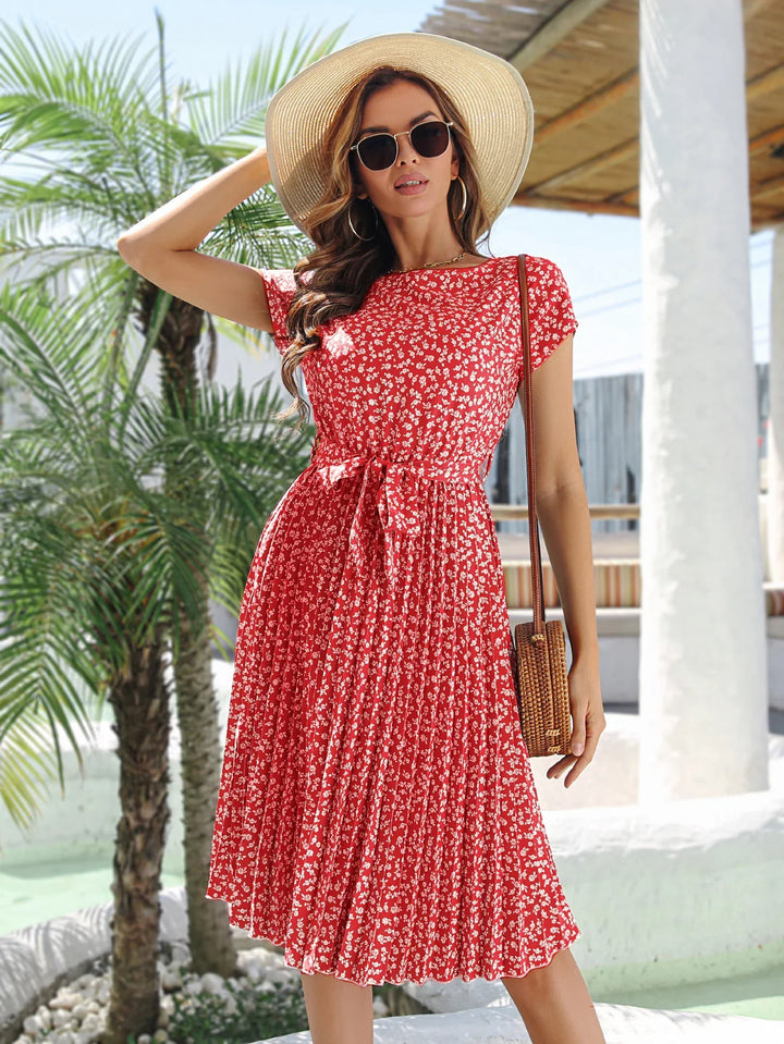 Elina™ - Betoverende Elegante Bloemenjurk