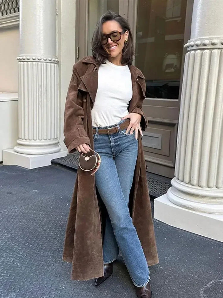 Molly - Luxe Imitatiesuède Jas