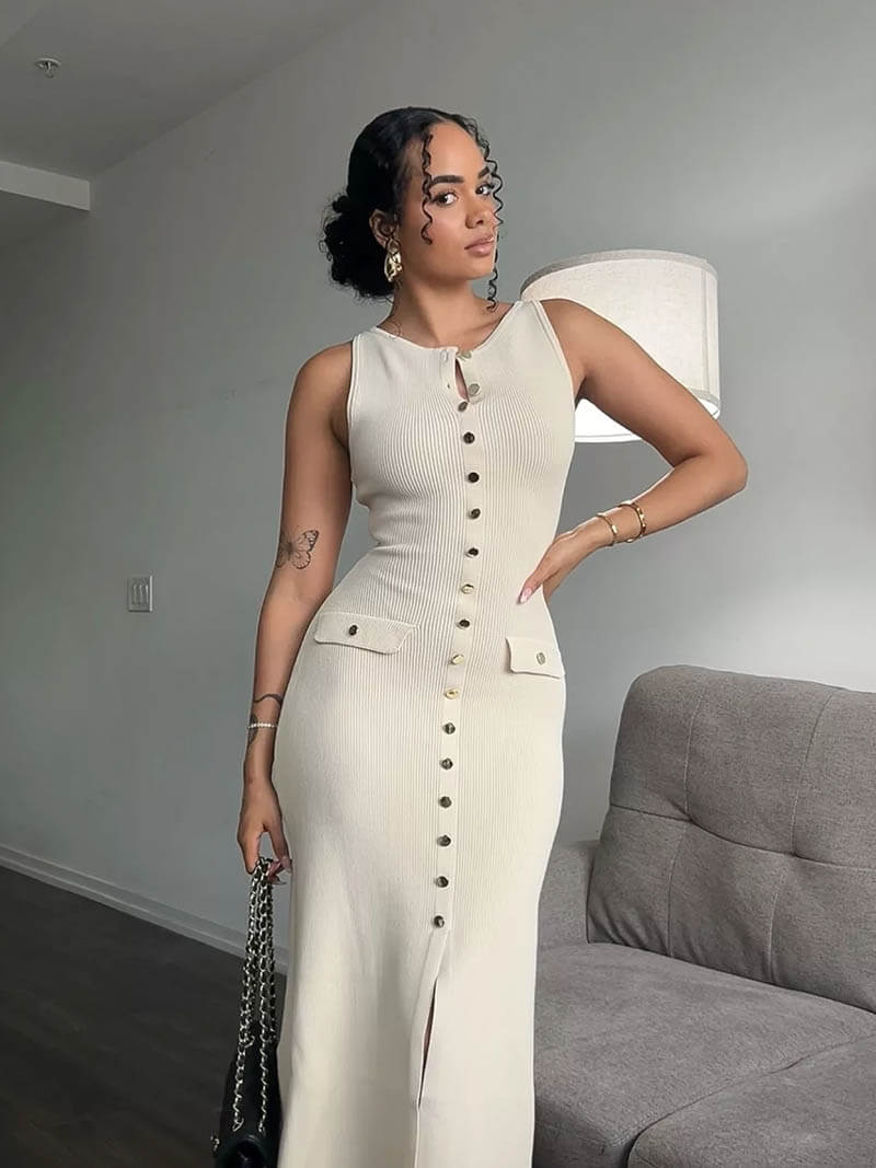 Elegante Georgia Maxi-Jurk