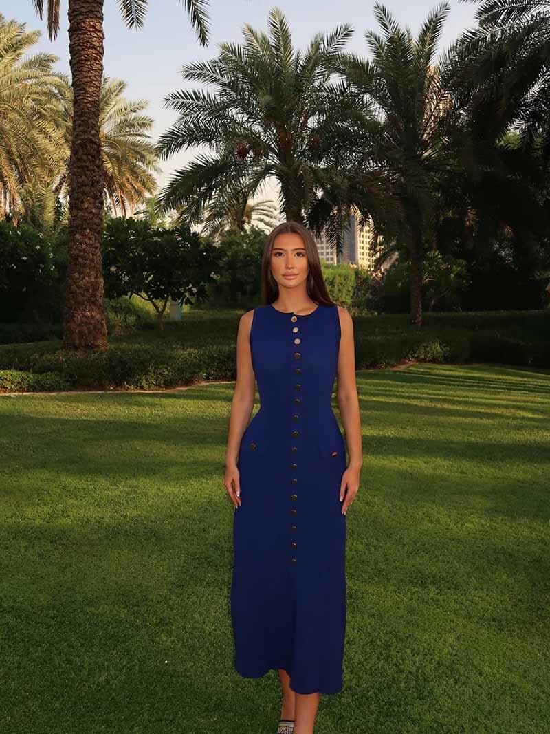 Elegante Georgia Maxi-Jurk