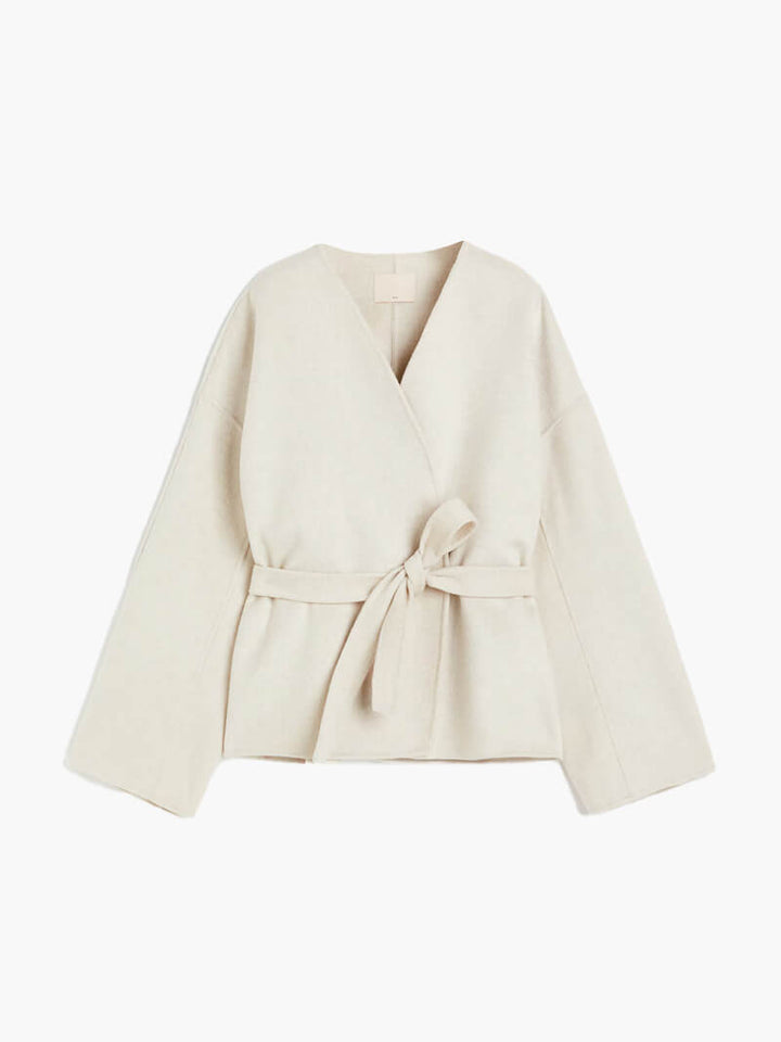 Chic Mina - Knoop Jas