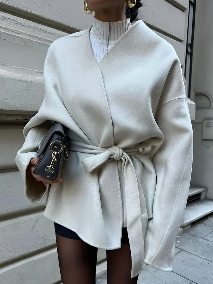 Chic Mina - Knoop Jas