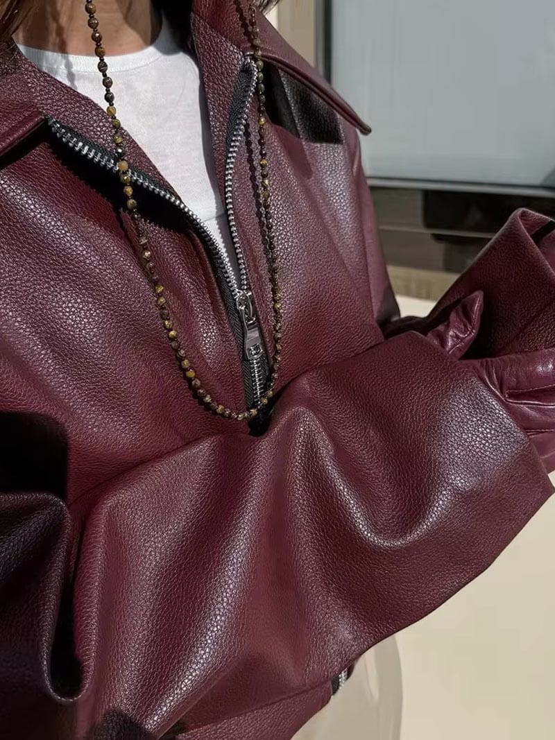 Mira - Elegante Leren Jas