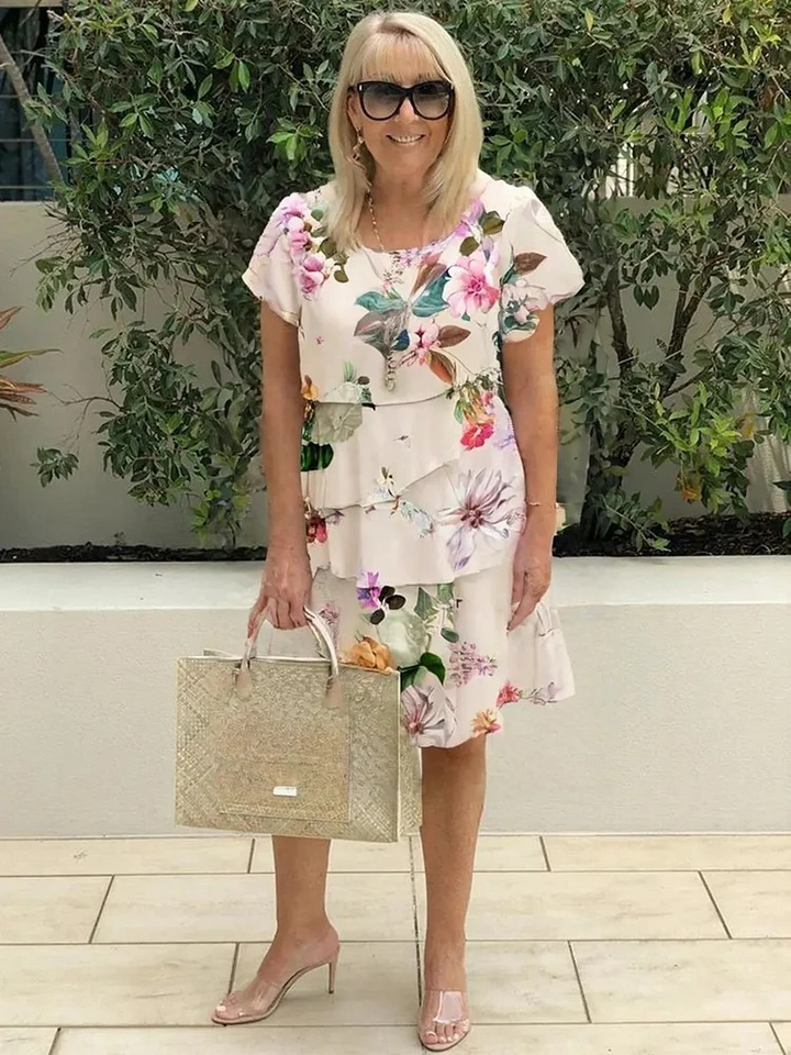 Émilie - Exquisite Floral Maxi Dress