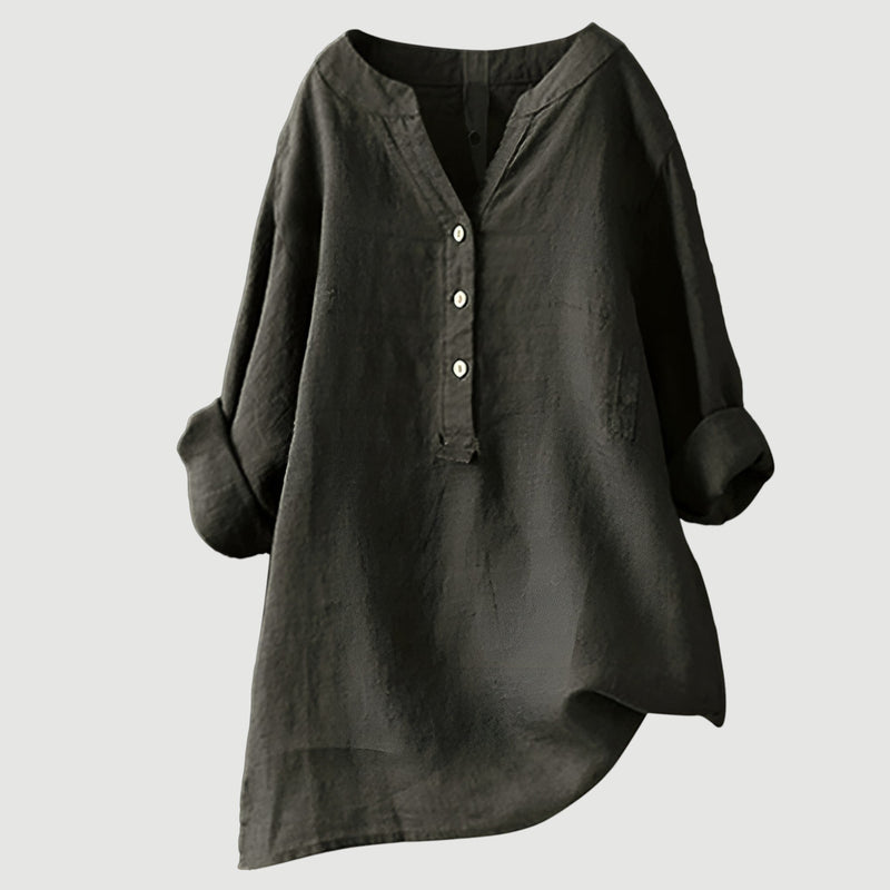 Zarina - Luxe Comfortabele Linnen Blouse
