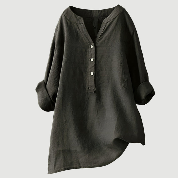Zarina - Luxe Comfortabele Linnen Blouse