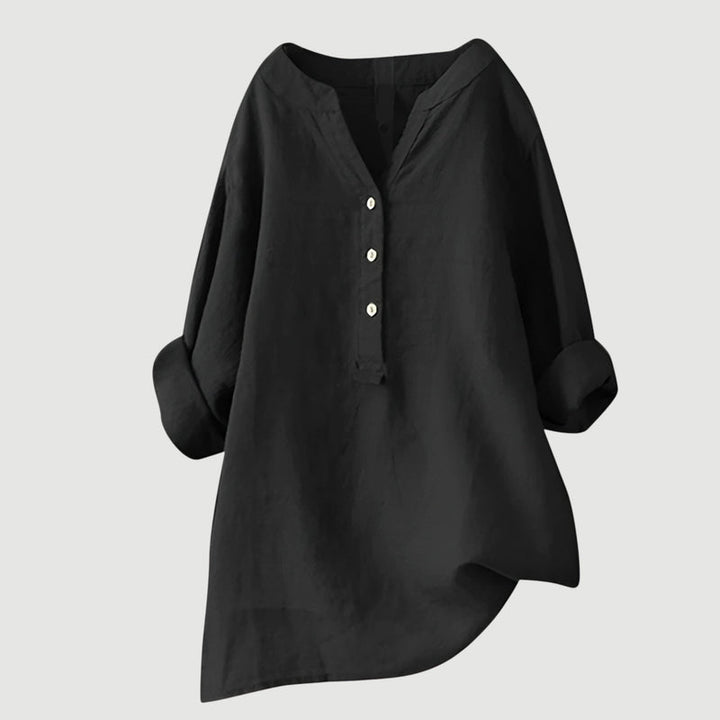 Zarina - Luxe Comfortabele Linnen Blouse