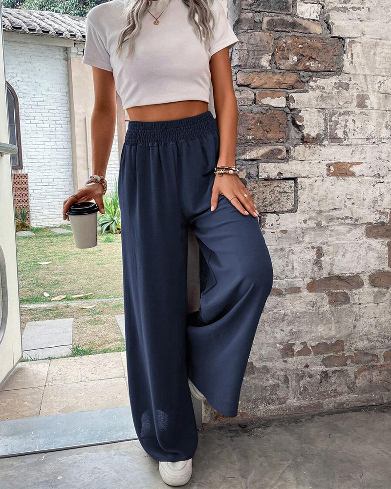 Comfortabele Casual Wijde Broek