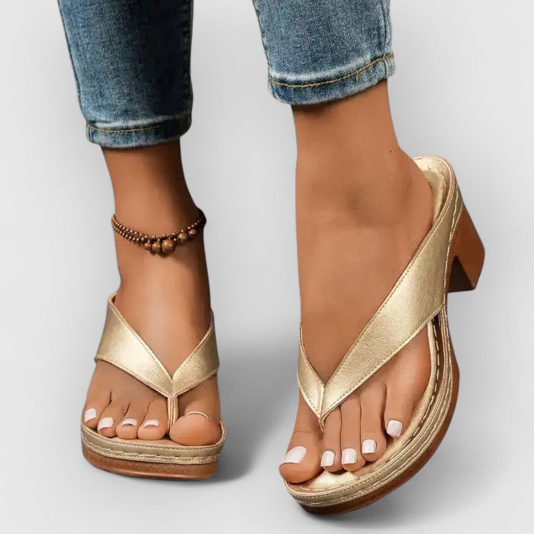 Mirone™ | Elegante Orthopedische Sandalen met Hoge Hak