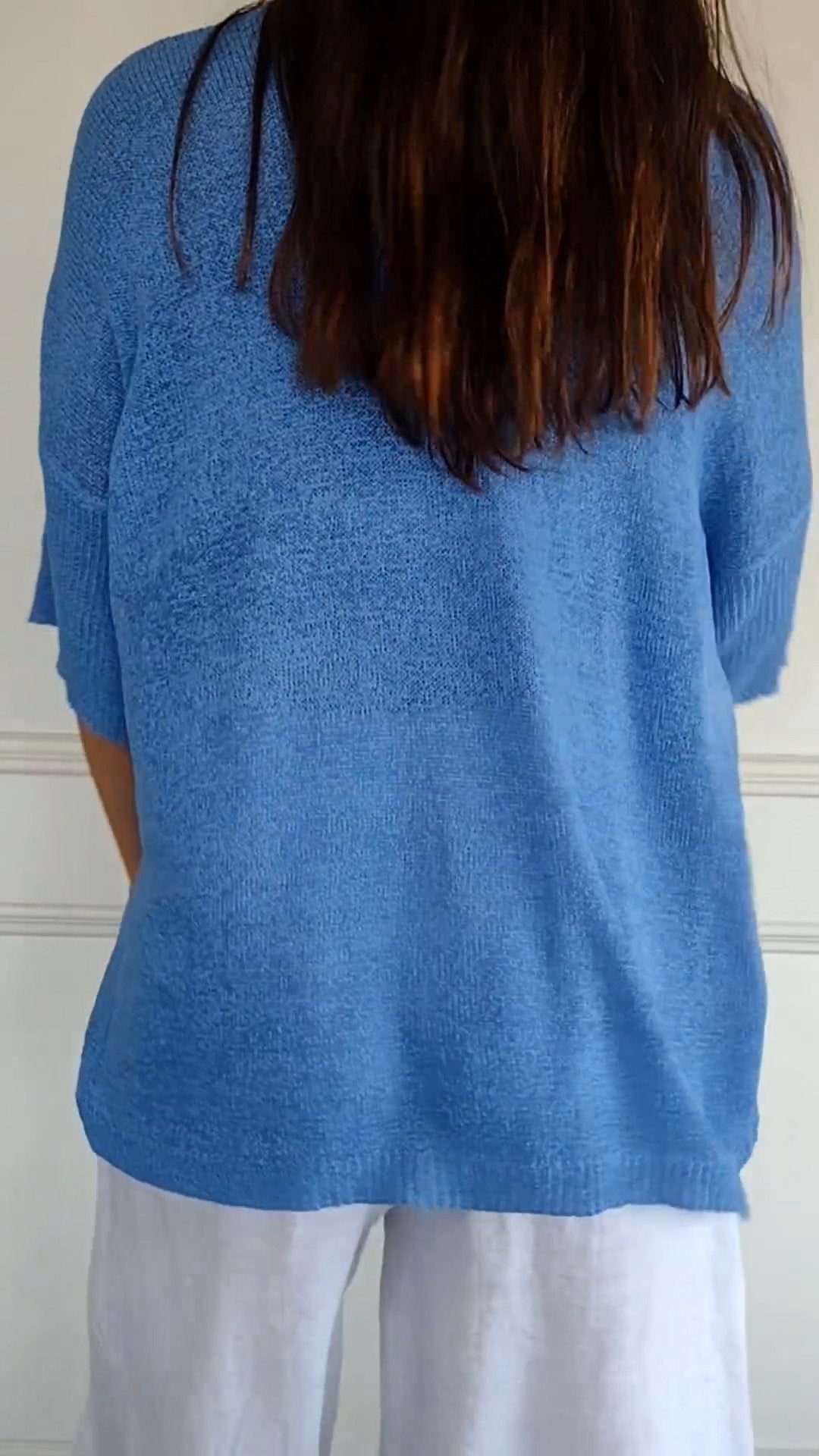 Anna - Elegante Gebreide Top met V-hals