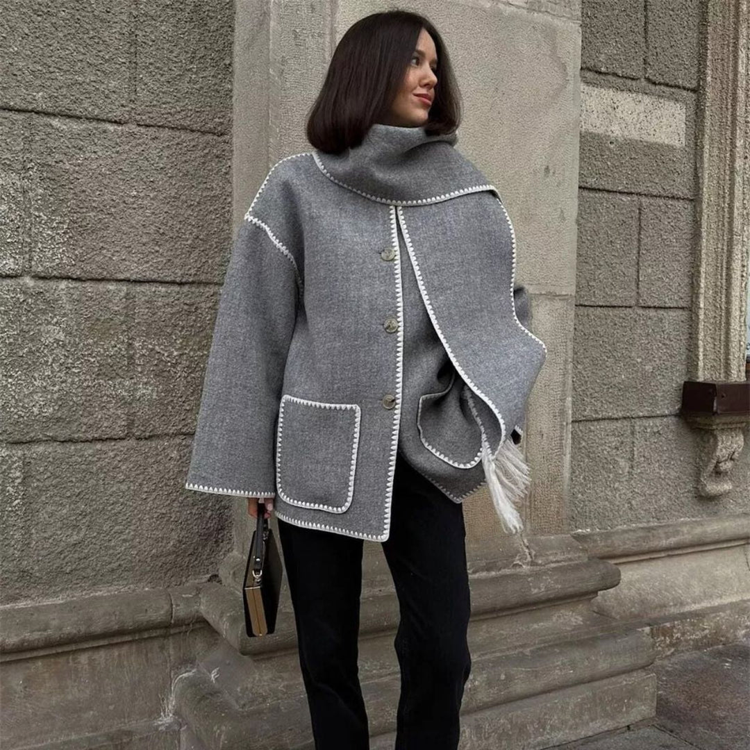 Leonie - Elegantly Cozy Scarf Coat