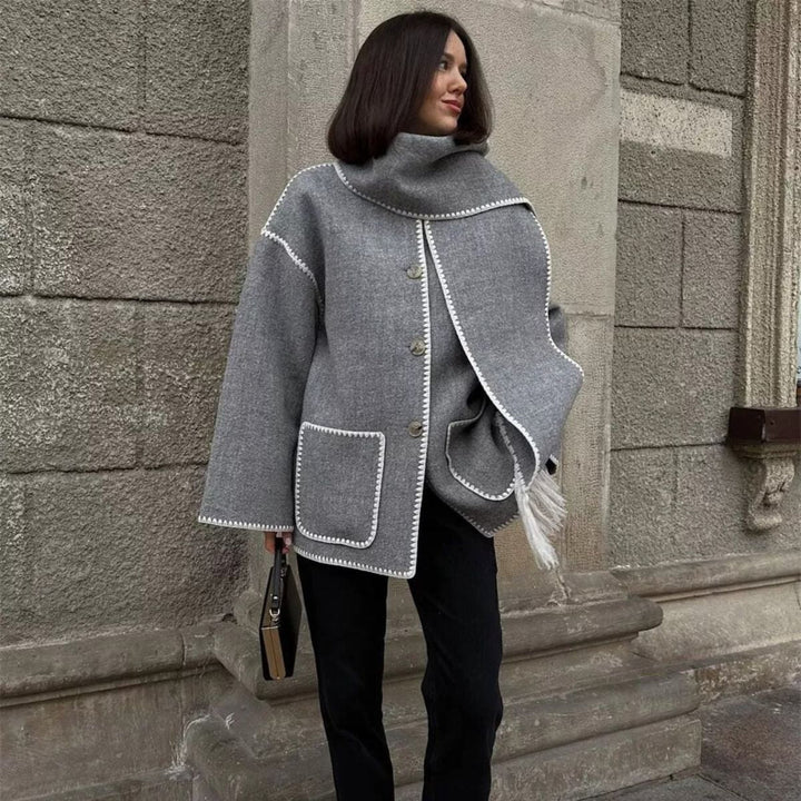 Leonie - Elegantly Cozy Scarf Coat