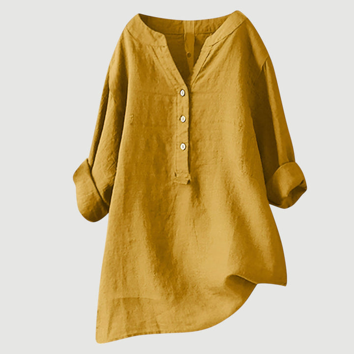 Zarina - Luxe Comfortabele Linnen Blouse